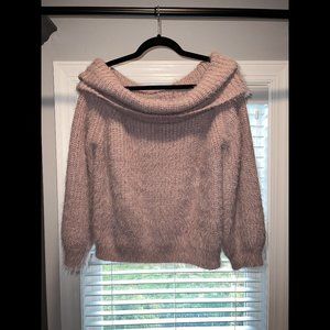 Off-the-Shoulder Sweater